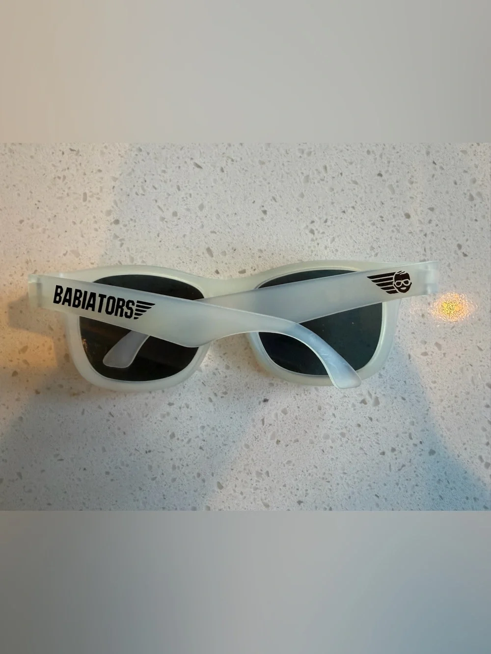 Babiators White Toddler Sunglasses White frame polarized lenses with case